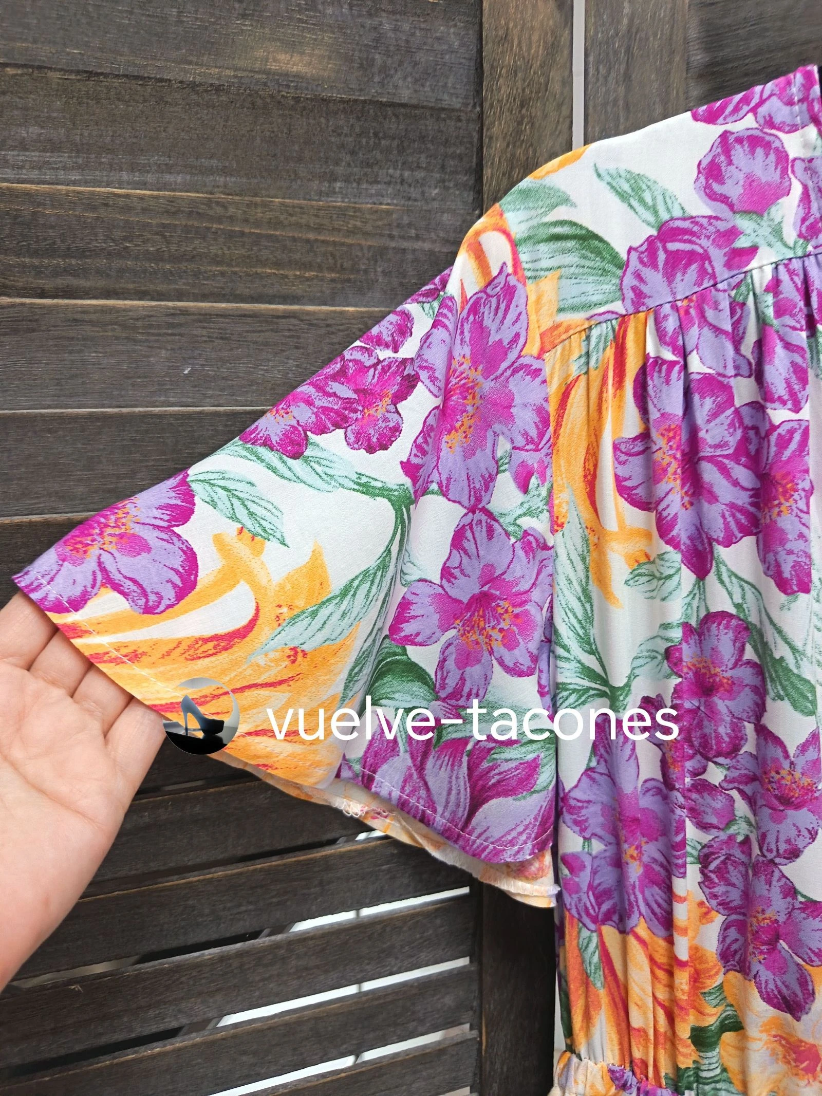 Asymmetrische bloemenjurk ♡ JAASE * maat M – photo 13